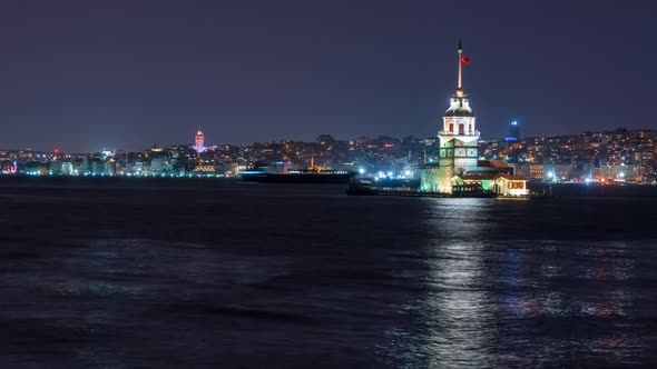 Kız Kulesi Timelapse (Bosphorus)