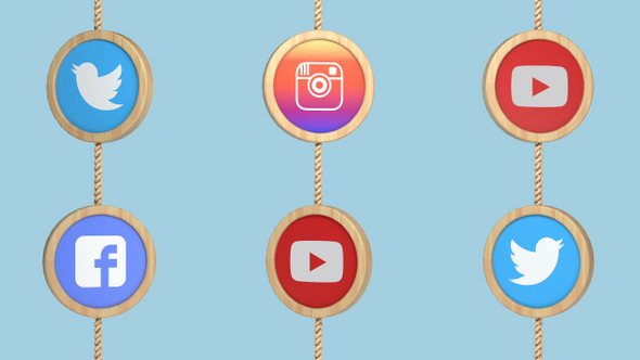 Social Media Icons Background