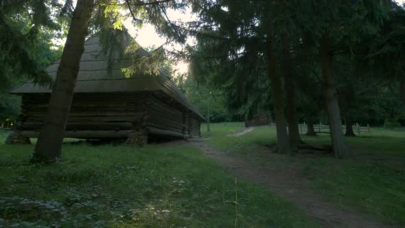 Romanian wooden house alt