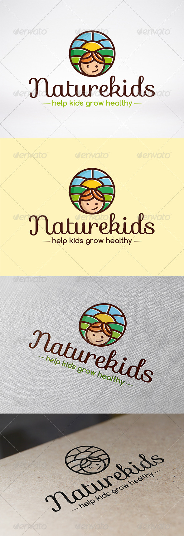Kindergarten Logo Template - Humans Logo Templates