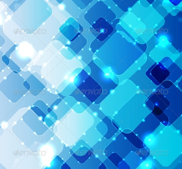 Abstract Technology Background Vector Illustration - Abstract Backgrounds