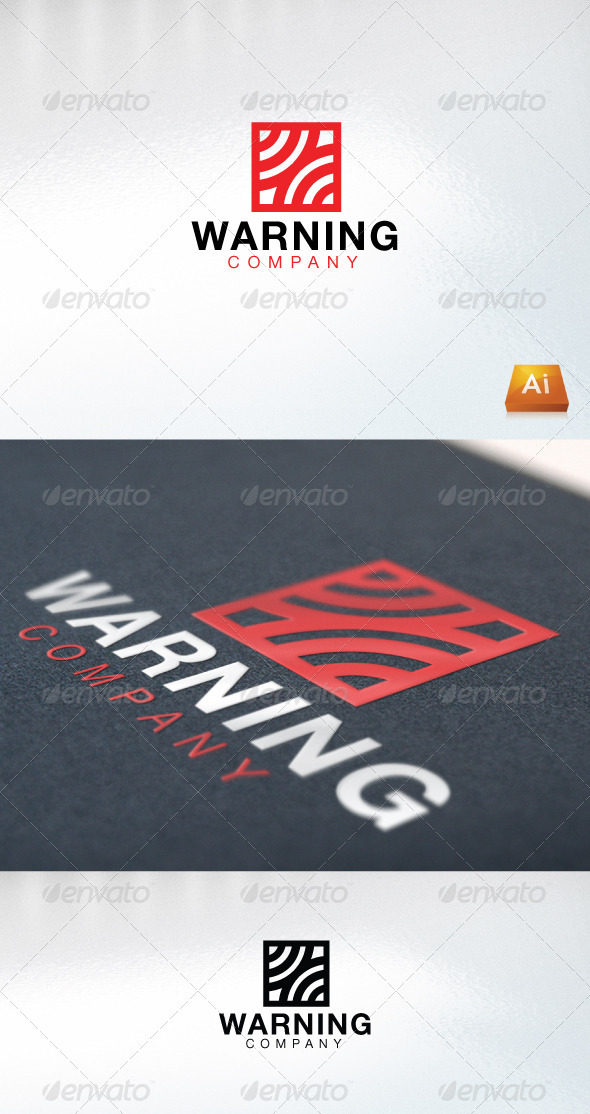 Warning Company - Company Logo Templates