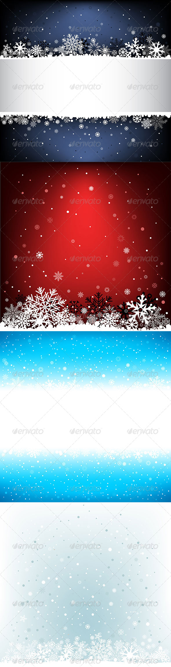 Snow Mesh Background with Text Area - Christmas Seasons/Holidays