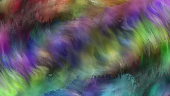 Abstract Colorful Liquid Background Animation 4K