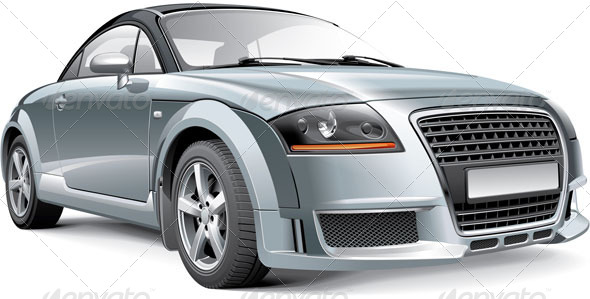 Germany Compact Sport Car - Vectors