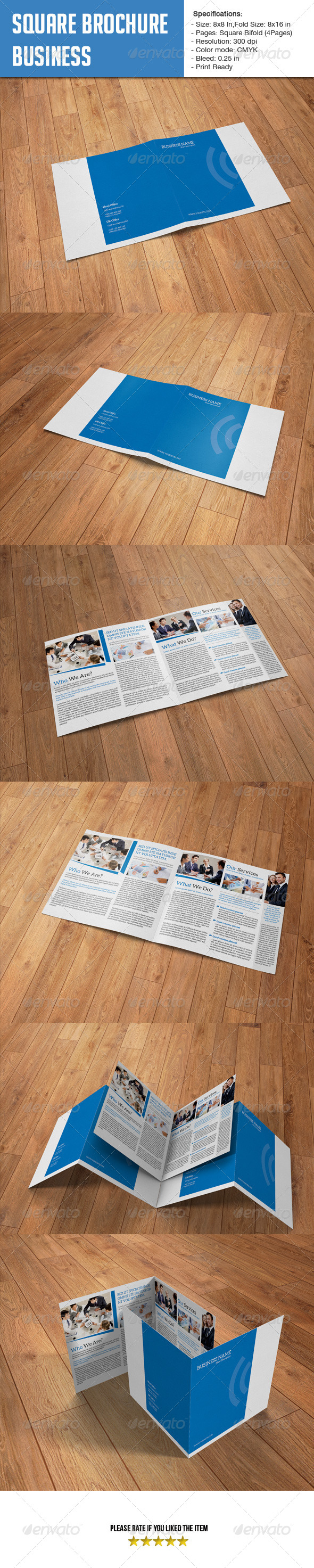 Square Bifold - Business - Corporate Brochures