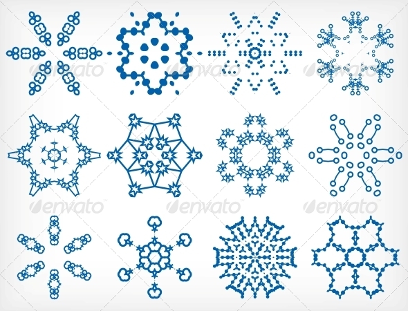 Snowflakes for Christmas Decor Set - Christmas Seasons/Holidays