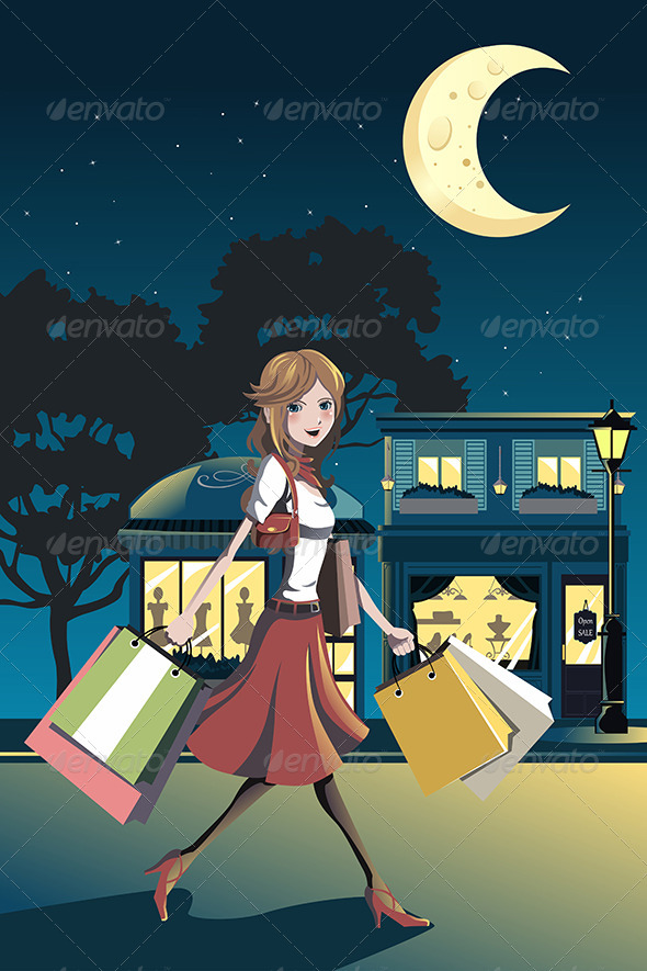 Shopping Woman - Commercial / Shopping Conceptual