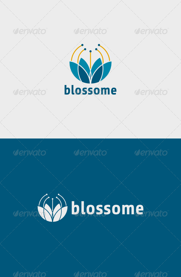 Blossome Logo - Vector Abstract