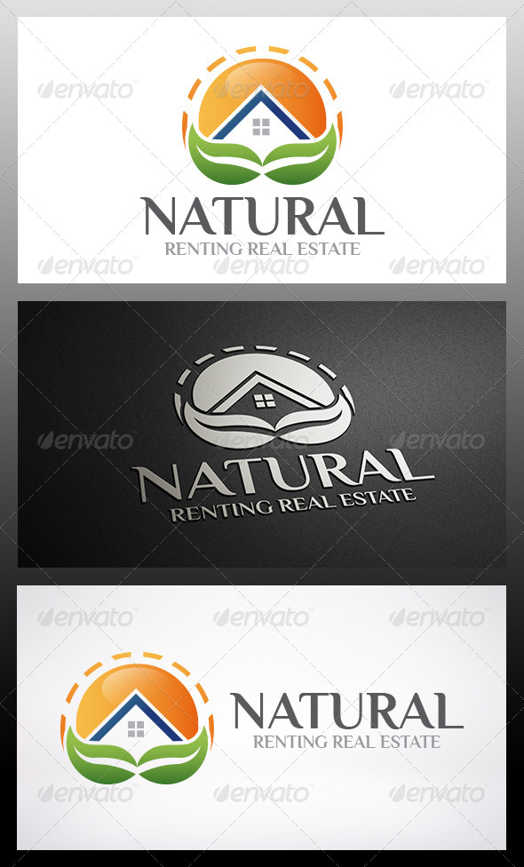 Eco House Logo - Buildings Logo Templates