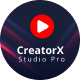 CreatorX – YouTube Creator Analytics Dashboard HTML Template