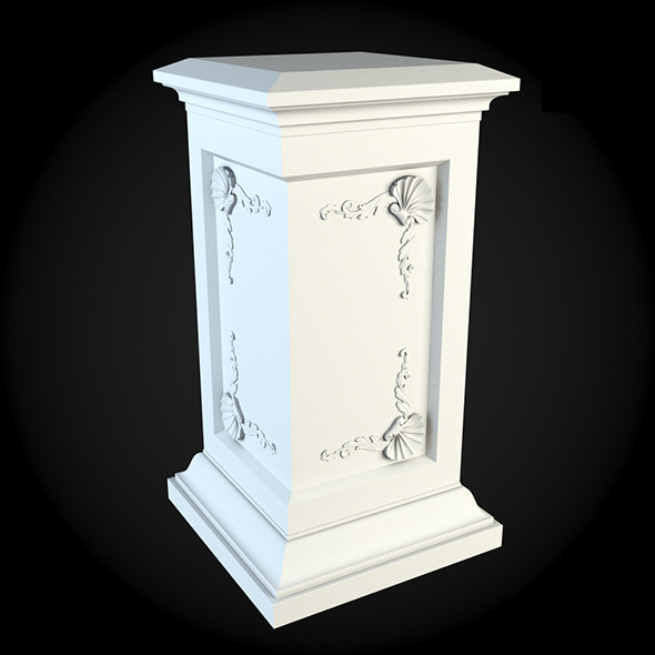 Pedestal 031 - 3Docean 6249529