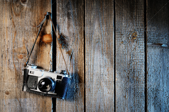 Old camera - Stock Photo - Images