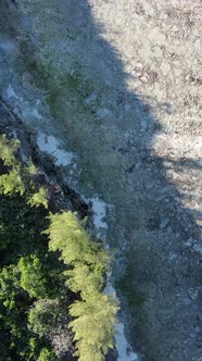 Vertical Video of Low Tide in the Ocean Near the Coast of Zanzibar Tanzania alt