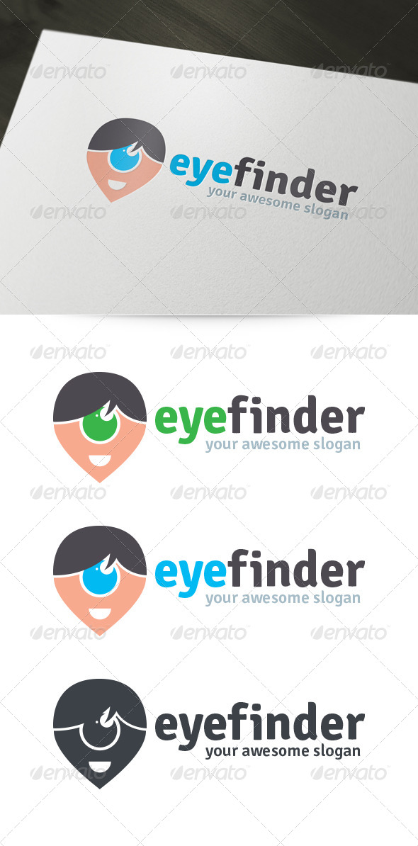 Eye Finder Logo - Humans Logo Templates