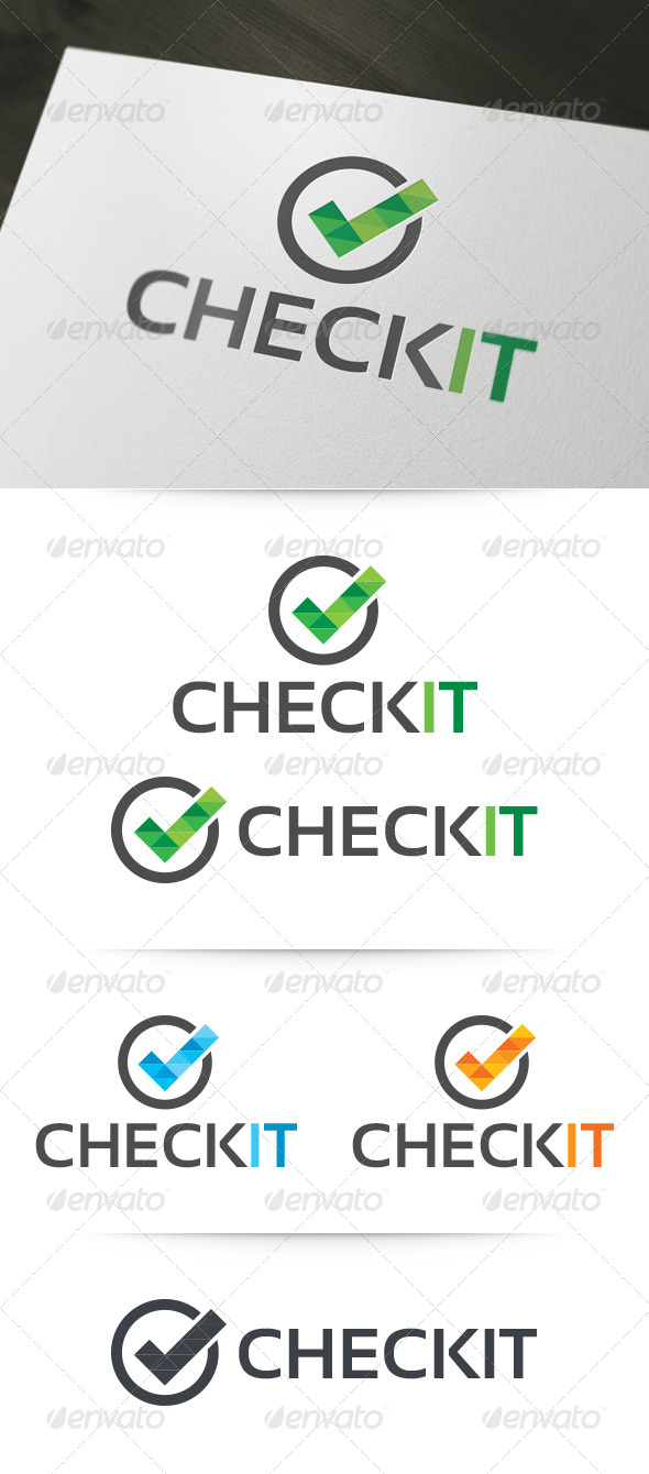 Check It Logo Template - Symbols Logo Templates