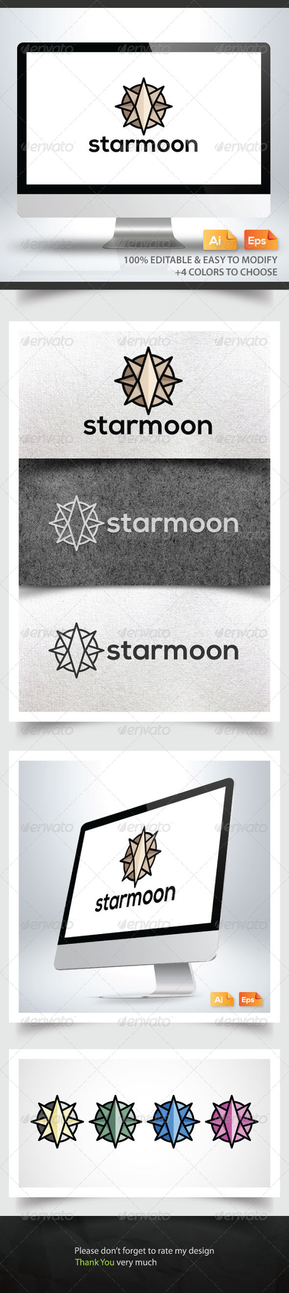 Starmoon - Symbols Logo Templates