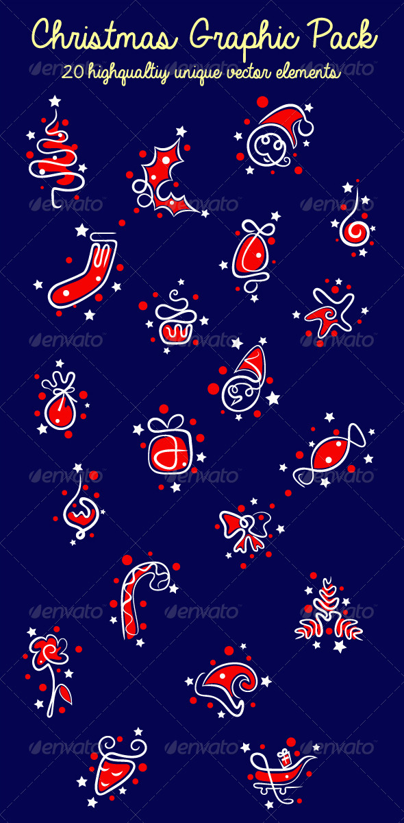 Christmas Design Elements - Decorative Graphics