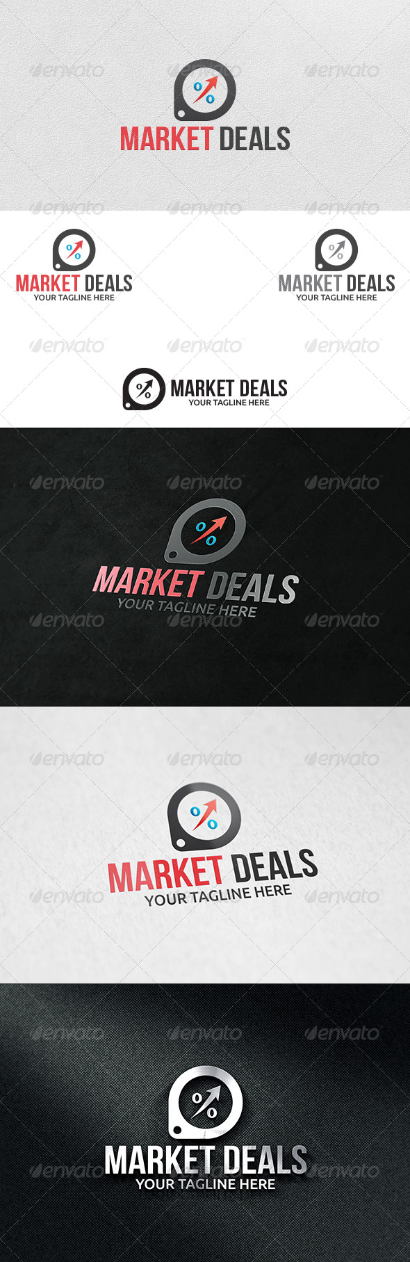 Market Deals - Logo Template - Symbols Logo Templates
