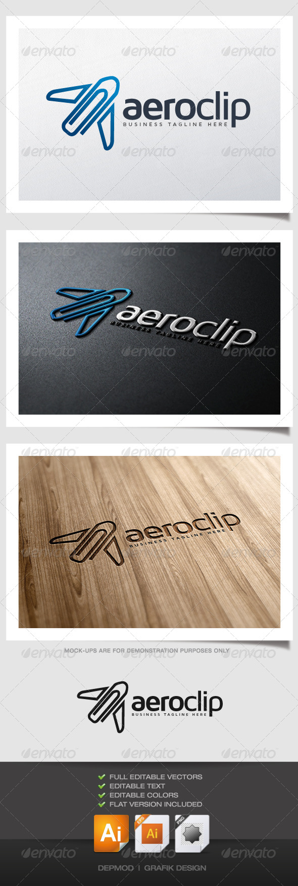 Aero Clip Logo - Symbols Logo Templates
