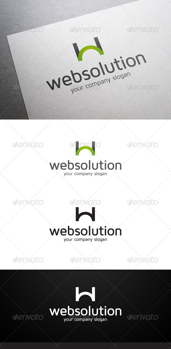 Web Solution W Letter Logo - Letters Logo Templates