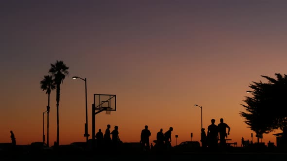 People on Basketball Court Playing Basket Ball Game
