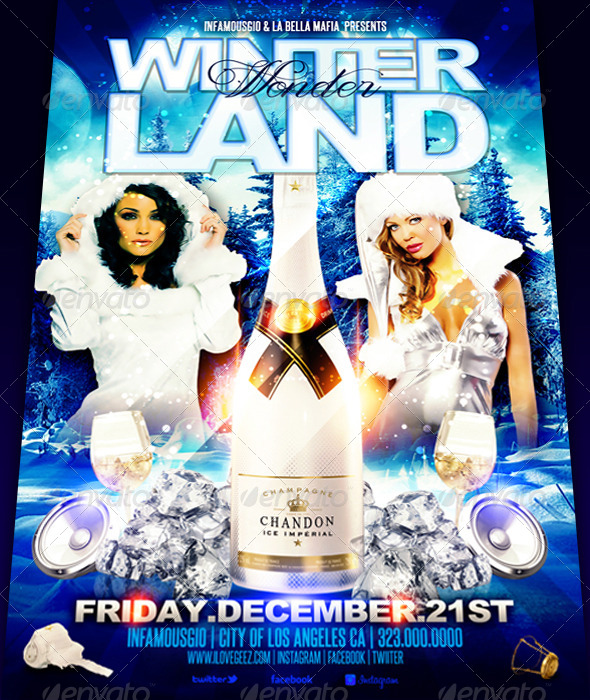 Winterland - Flyers Print Templates