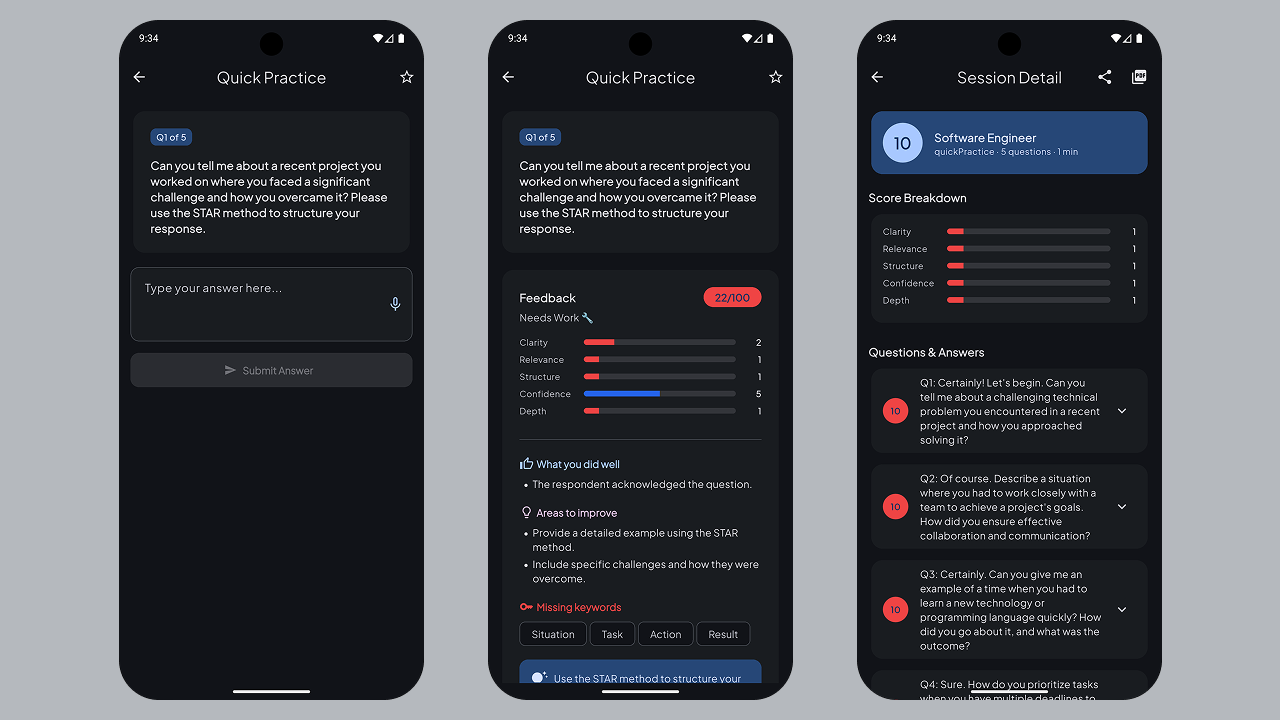 Prep AI - The Ultimate AI Interview Coach (Flutter, OpenAI, Gemini) by ...