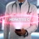 Hepatitis C Male Doctor Hologram Illness Word - VideoHive Item for Sale