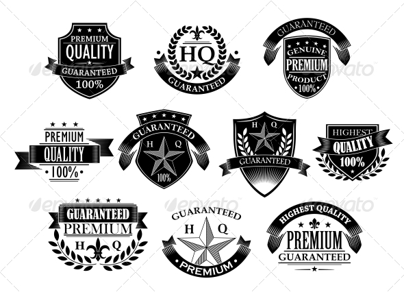Banners and Badges for Retail Design - Web Elements Vectors