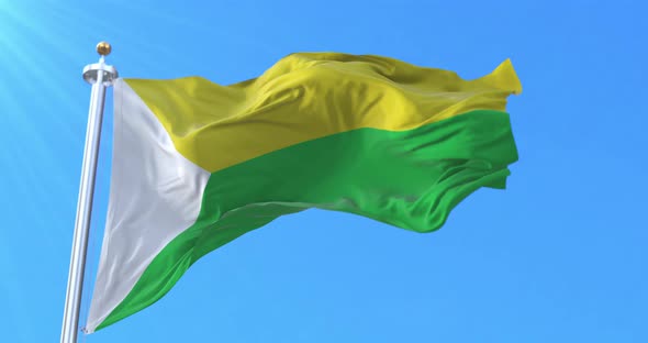 Puerto Carreño City Flag, Vichada, Colombia alt