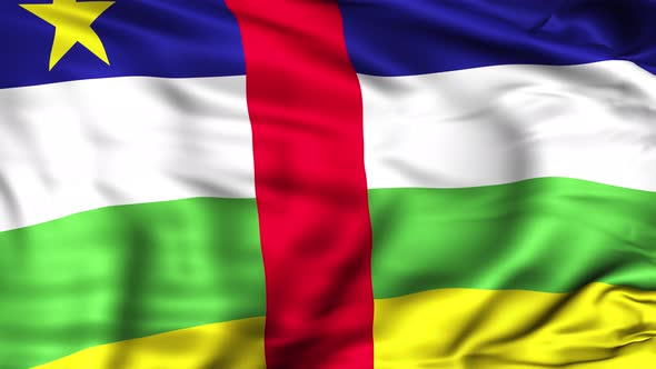 Central African Republic Flag alt