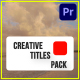 Creative Titles Animation - VideoHive Item for Sale