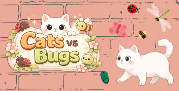 Cats vs Bugs - HTML5 Game, Construct 3