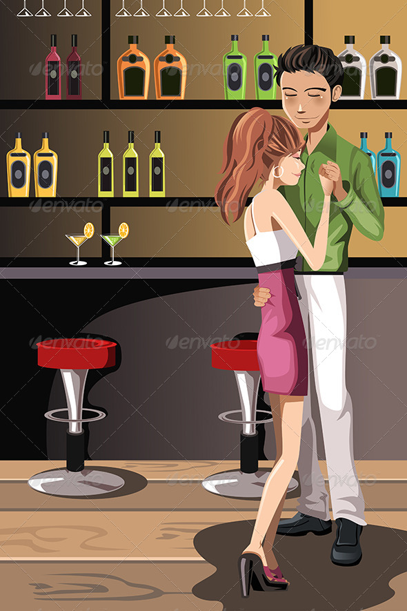 Dancing Couple - People Characters