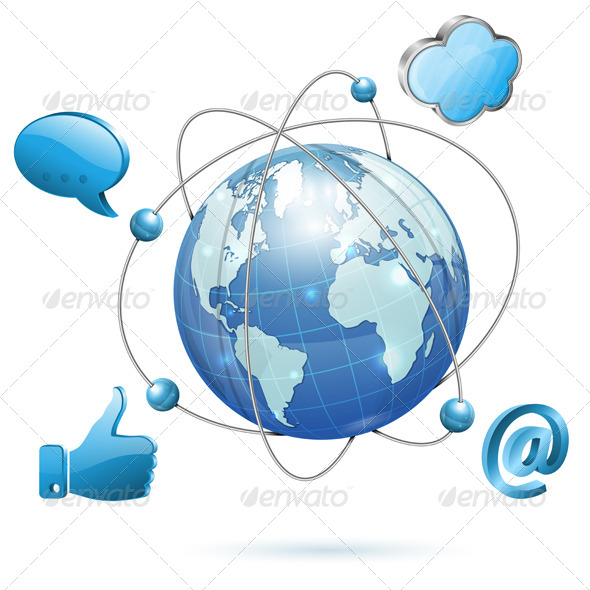 Social Media Concept - Web Technology