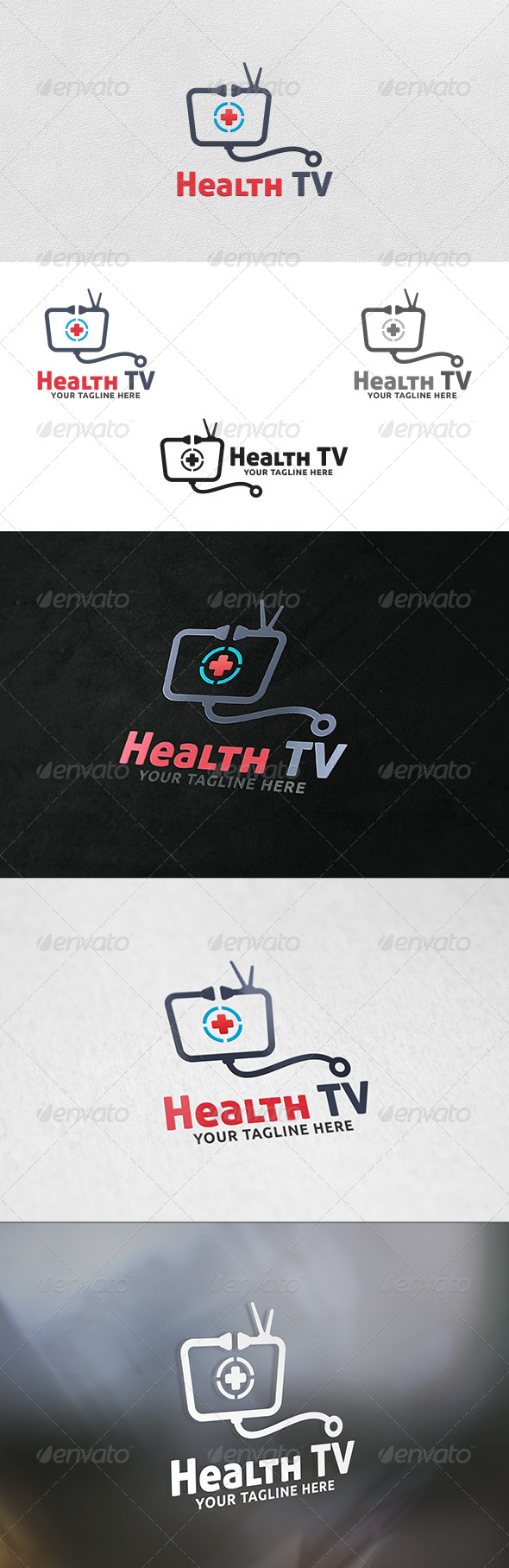 Health TV - Logo Template - Symbols Logo Templates