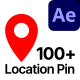 Animated Location Map Pins - VideoHive Item for Sale