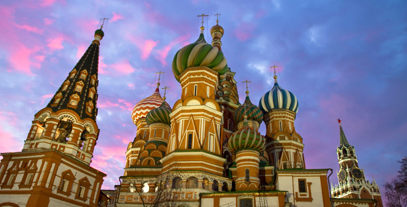 St  Basil Cathedral in Moscow 
