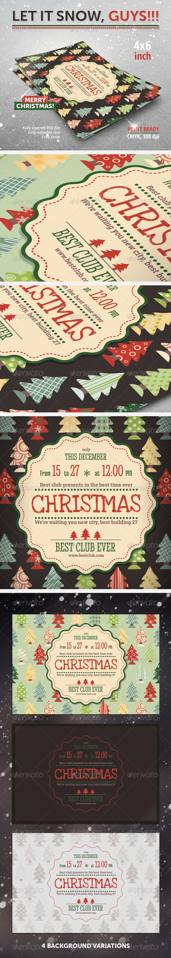 Christmas, New Year Party Flyer - Clubs & Parties Events