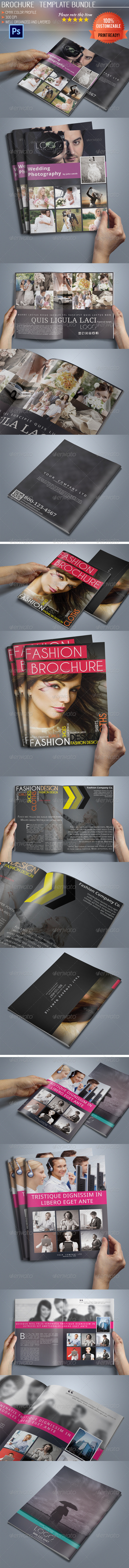Bi-Fold Business Brochure Bundle - Corporate Brochures