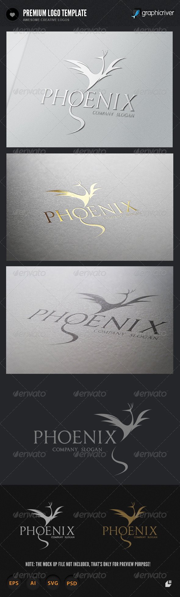 Pheoenix Brand Logo - Crests Logo Templates
