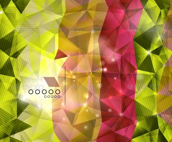 Shiny Triangles Geometric Shape Background - Backgrounds Business