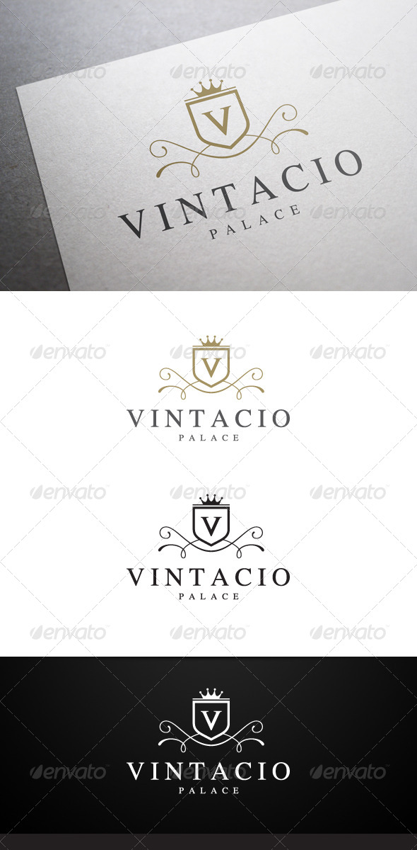 Vintacio Logo - Crests Logo Templates