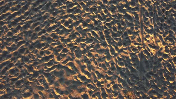 Bird'seye View of a Sandy Relief Beach alt