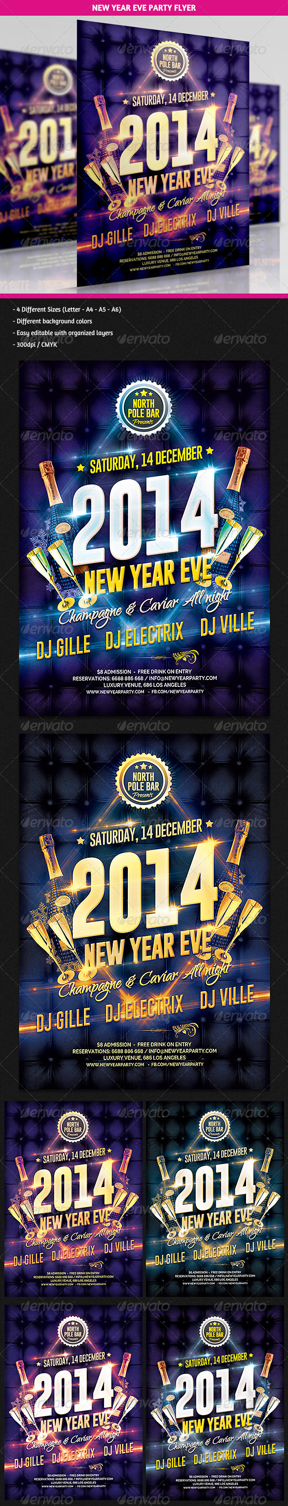 New Year Eve Party Flyer - Clubs & Parties Events