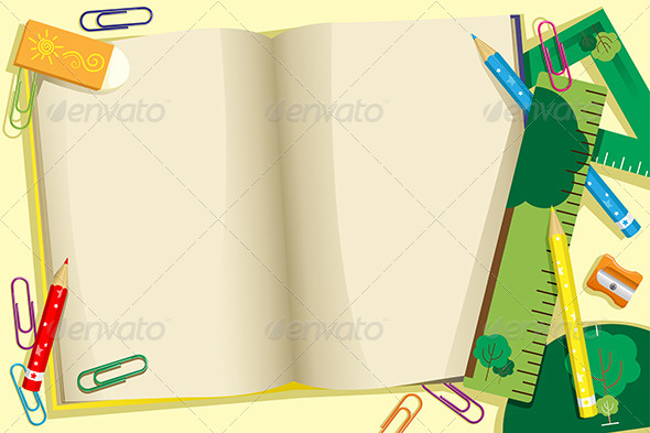 Back to School Background - Decorative Vectors