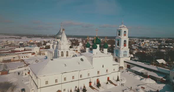 View Of The Winter Monastery In Pereslavl Zalessky alt