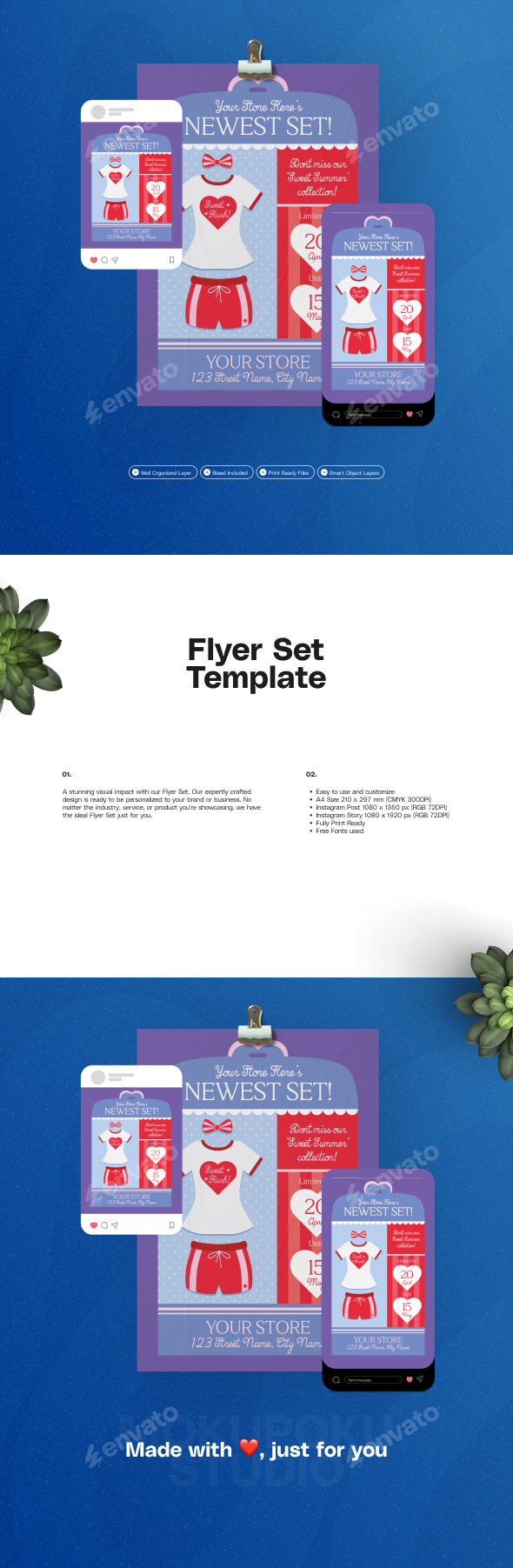 Sweet Newest Set - Flyer Set