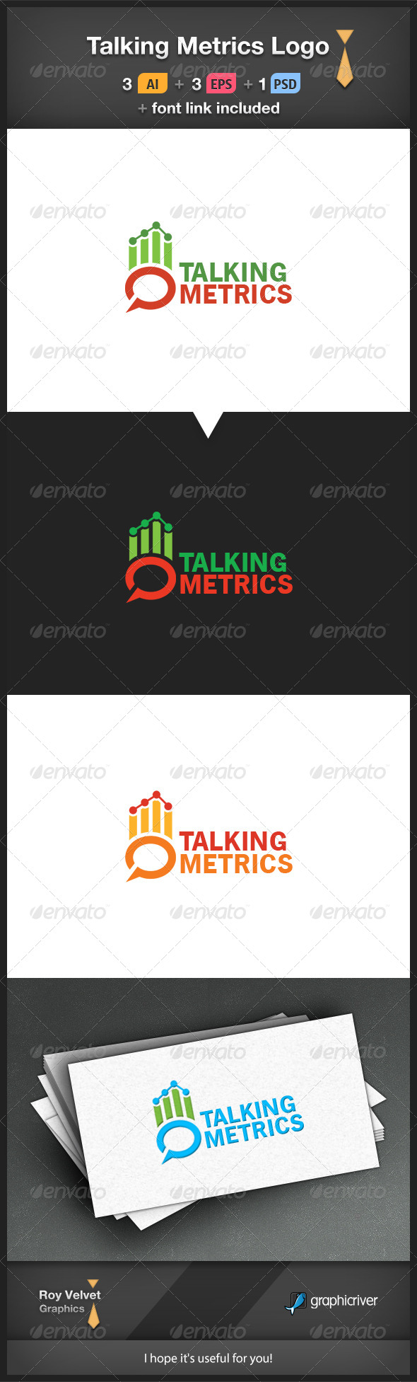 Talking Metrics Logo - Symbols Logo Templates